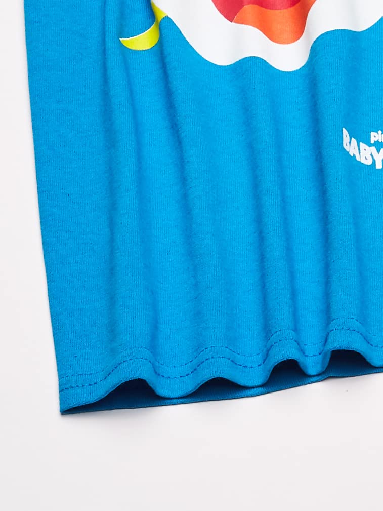 Pinkfong baby boys Shark Short Sleeve T-shirt T Shirt, Turquoise, 2T US - Image 3